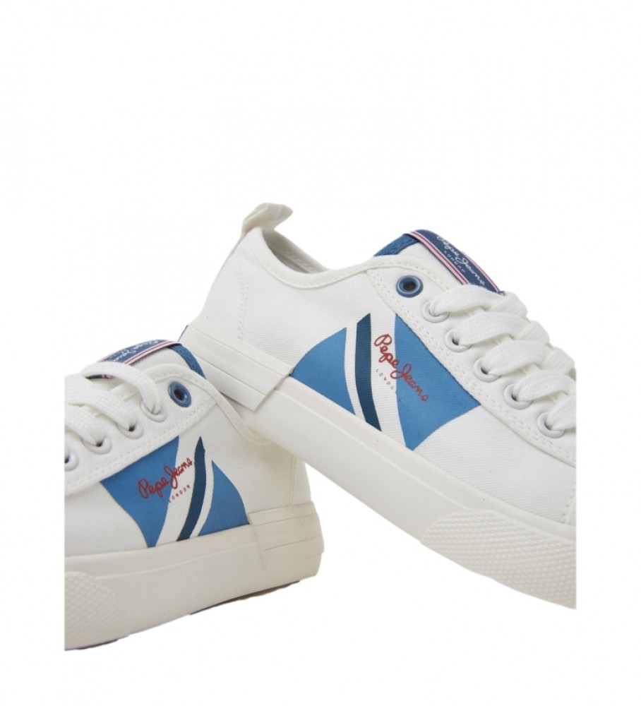 Tênis vulcanizado Pepe Jeans Allen Flag, branco
