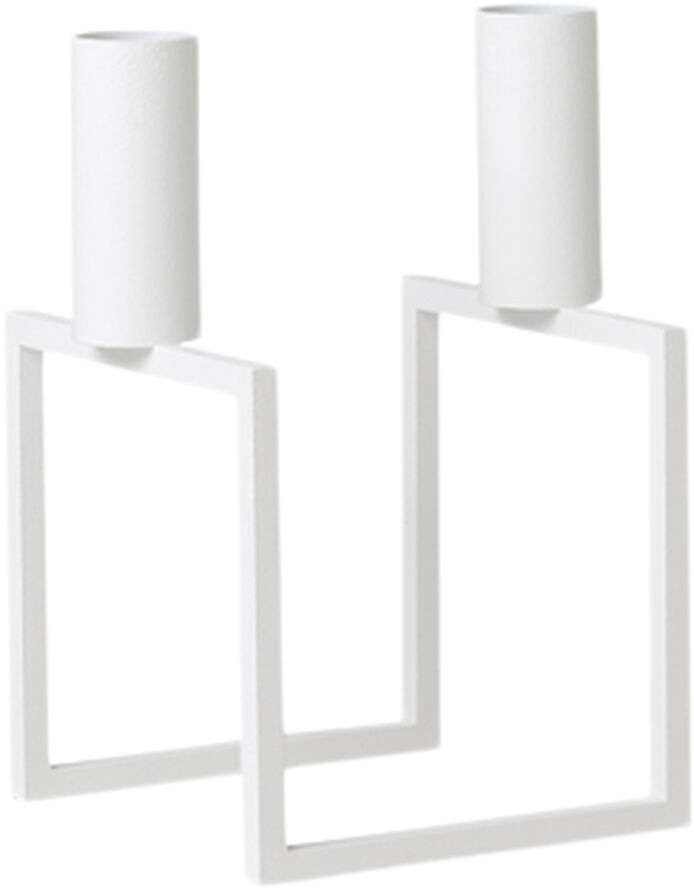 Audo Copenhagen Line, Candle Holder, White Hvid