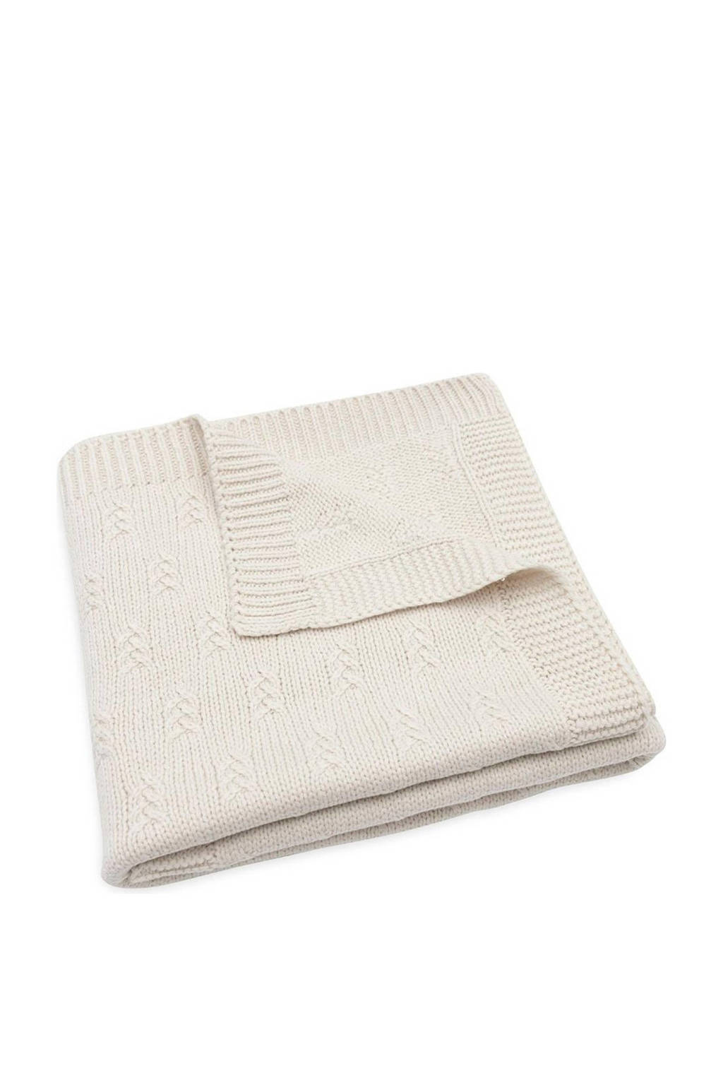 baby wiegdeken 75x100cm Grain Knit - Oatmeal