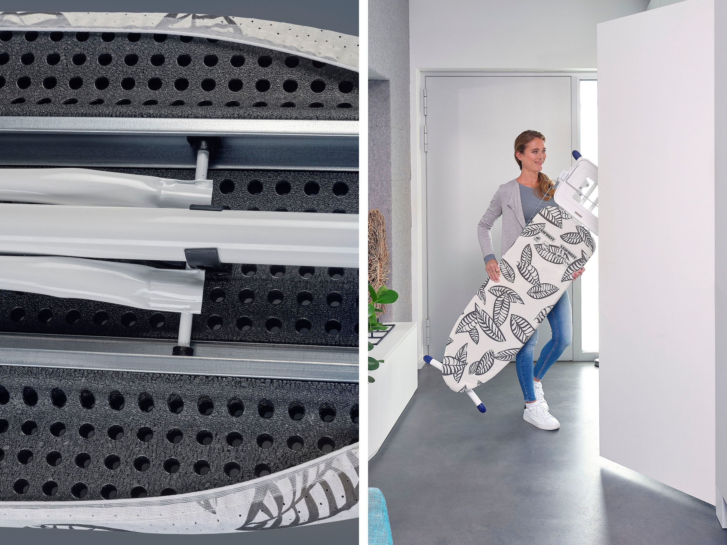 Leifheit Bügelbrett »AirBoard Express M Solid« Bügelfläche 120 cmx38 cm