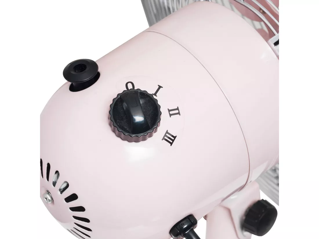 Bestron Ventilateur de table 35w 35cm rose - dft35r