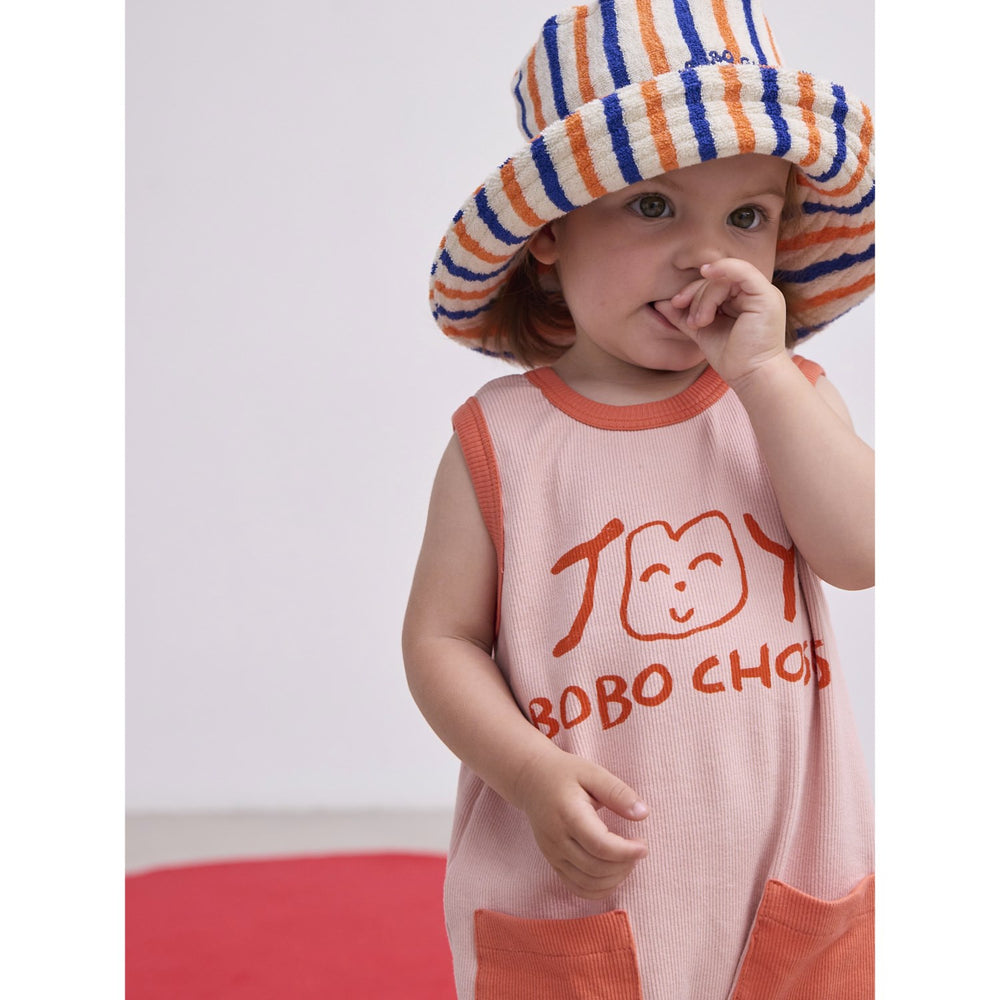 Køb Bobo Choses Lys Pink Smiling Pink Playsuit