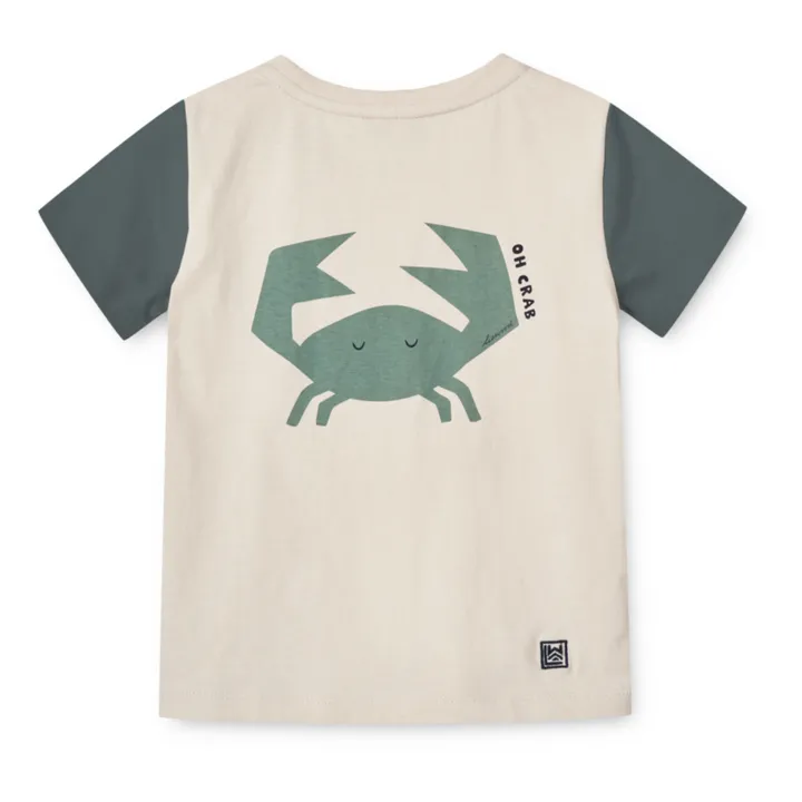 Liewood T-shirt Apia Crabe Bébé | Ecru