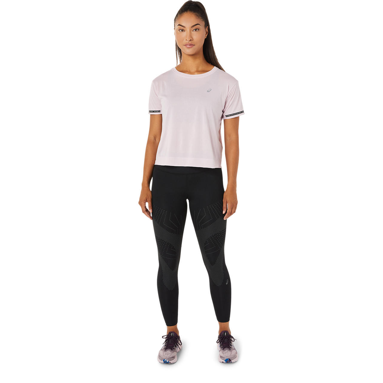 ASICS Road Balance Hardloopbroek Lang Zwart/Grijs Dames