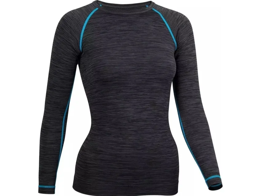 Termo-T-shirt AVENTO 0771 40 Sort/Aqua