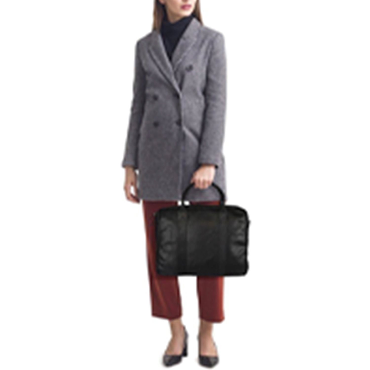 DSTRCT Limited Double Zip 15'' Laptoptas zwart