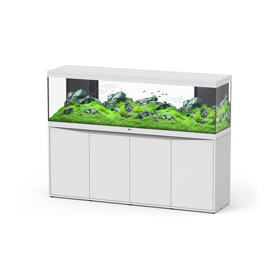 Aquarium équipé avec meuble Splendid Led 2.0 Blanc L.200xP.50xH.61cm