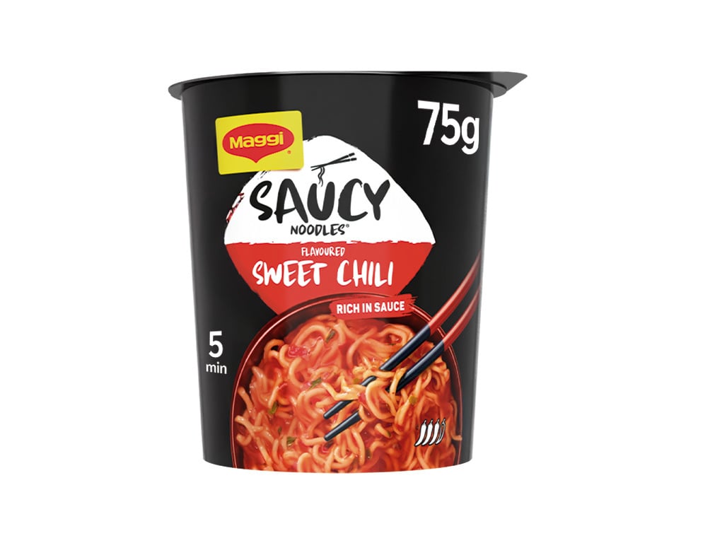 NOODLES MAGGI SAUCY SWEET CHILI CUP 75G