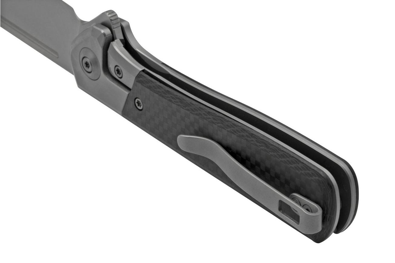 WE Knife Soothsayer WE20050-1 Grey Titanium/Carbonfiber, zakmes