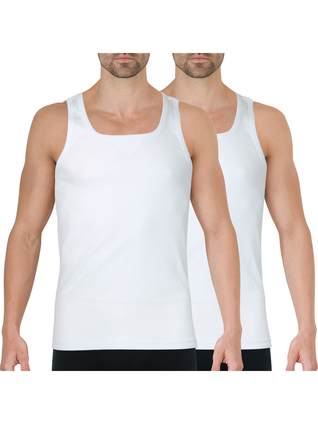 Lot de 2 débardeurs homme Coton Bio