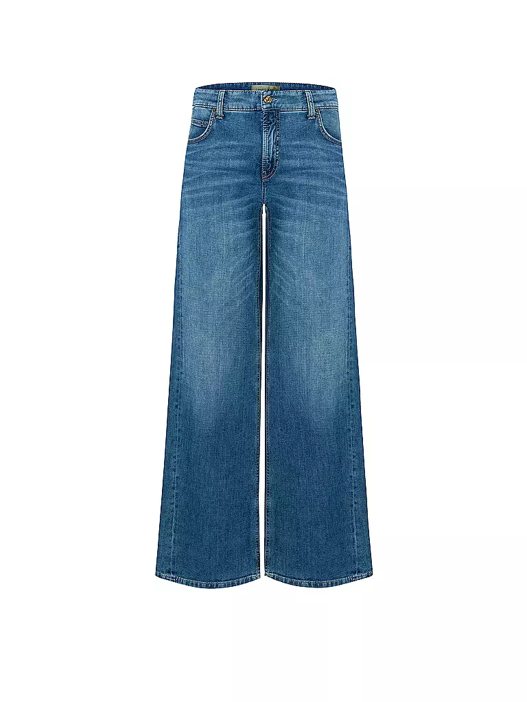 CAMBIO Jeans Flared Fit PALAZZO blau