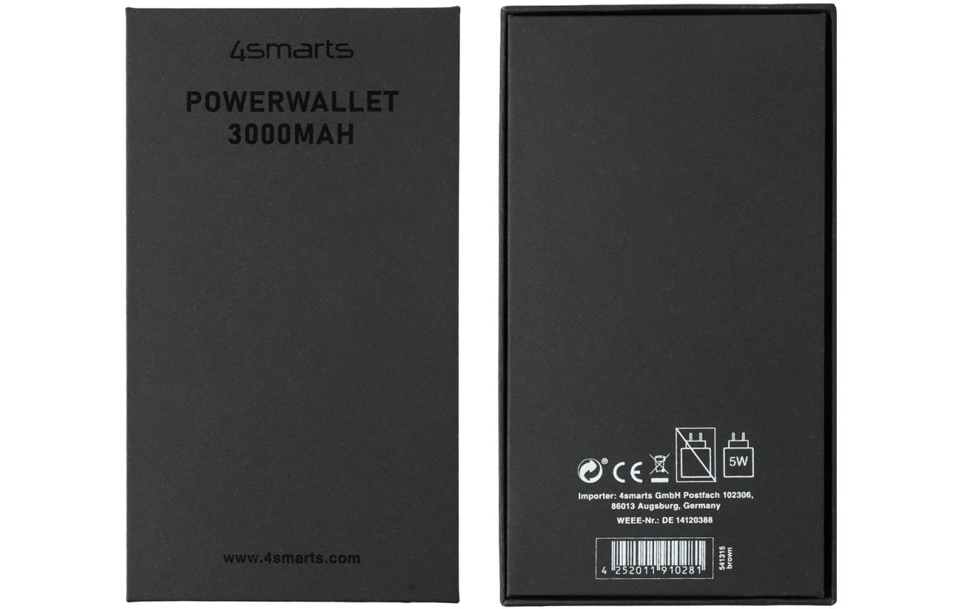 Powerbank PowrWallet 3000 mAhMultiport-Powerbank mit modernen Ladestandards