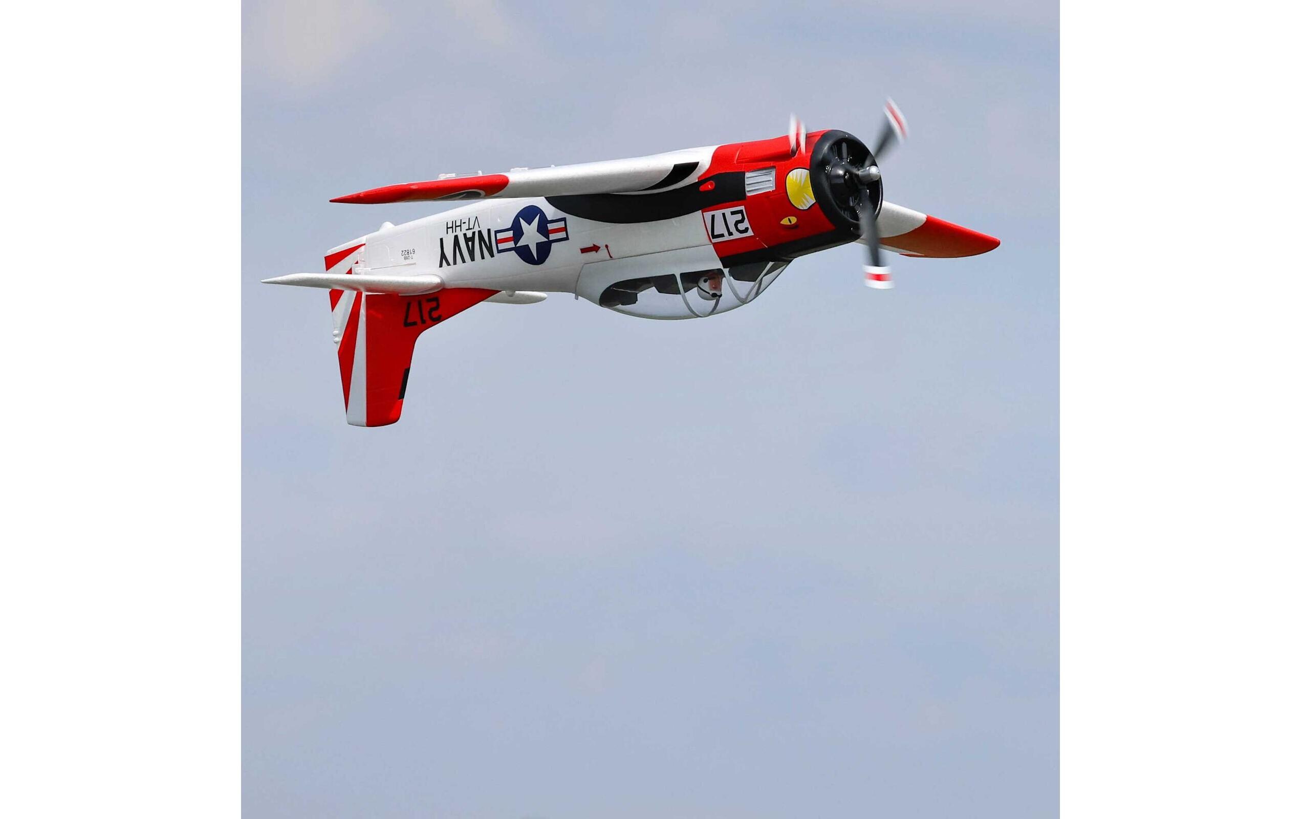 Warbird T-28 Trojan 1.2 m, Smart BNF Basic<br>T-28 Trojan mit Einziehfahrwerk und Spektrum Smart Technik