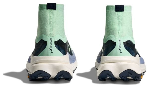 Chaussures Trail Hoka Tecton X 3 Vert/Bleu Femme