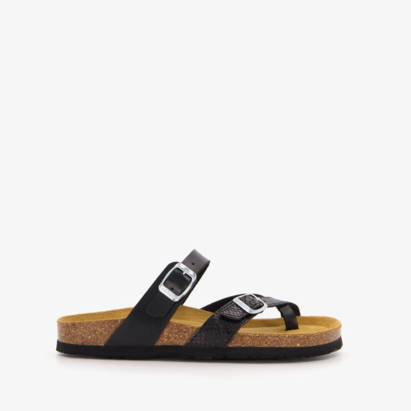 Hush Puppies dames bio slippers met croco details