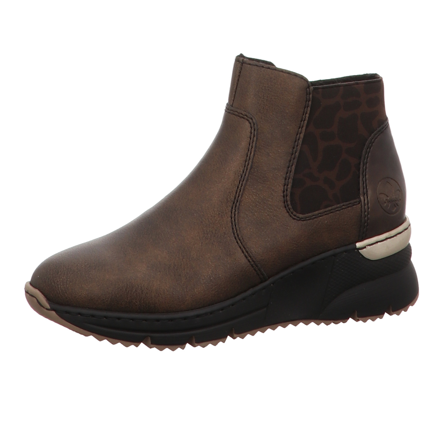 Rieker Stiefel gold/silber/bronce