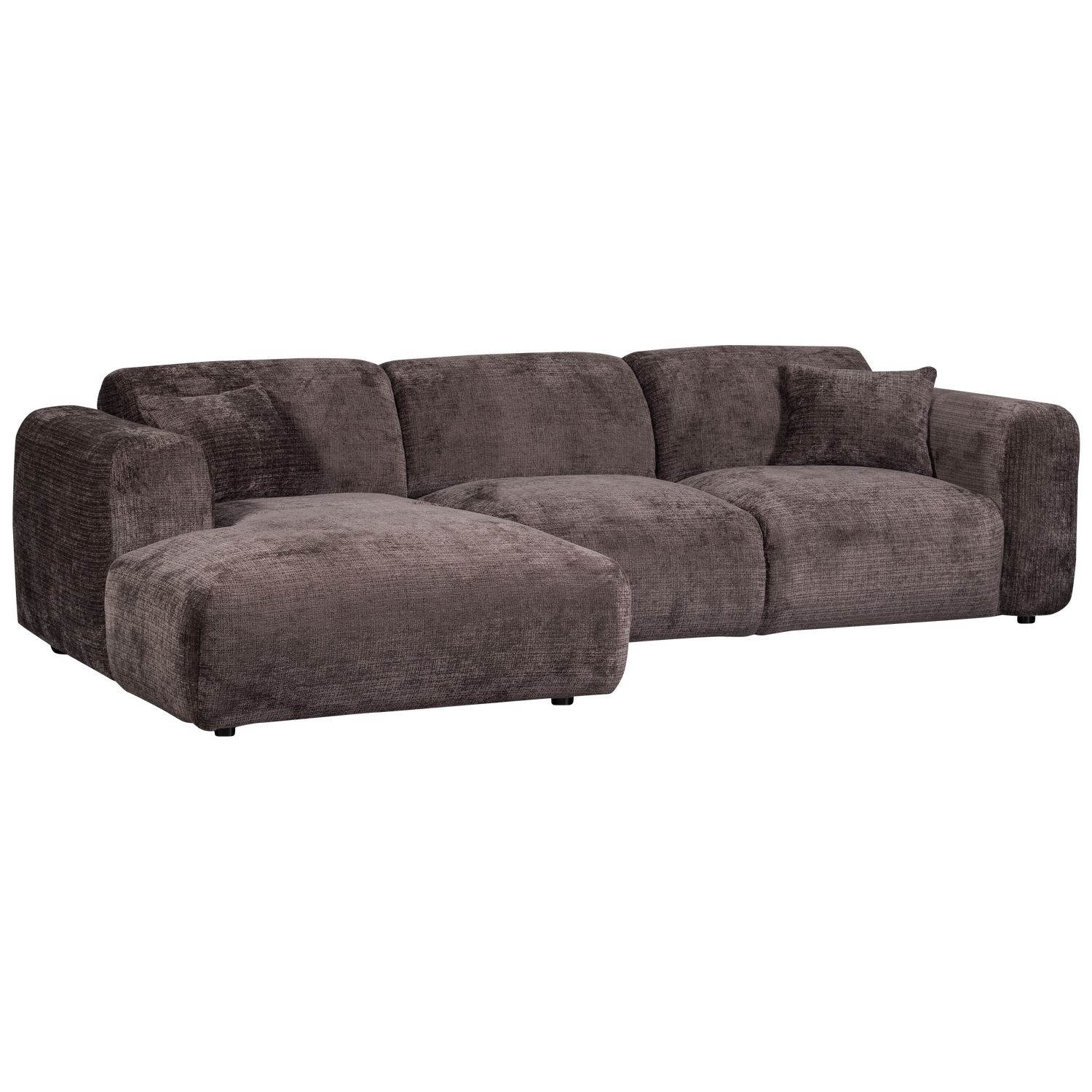WOOOD Cloud Chaise Longue Links - Bruin