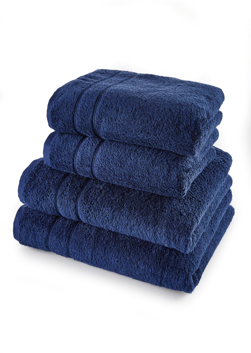 Lot de serviettes de toilette en éponge douce (Ens. 4 pces.)