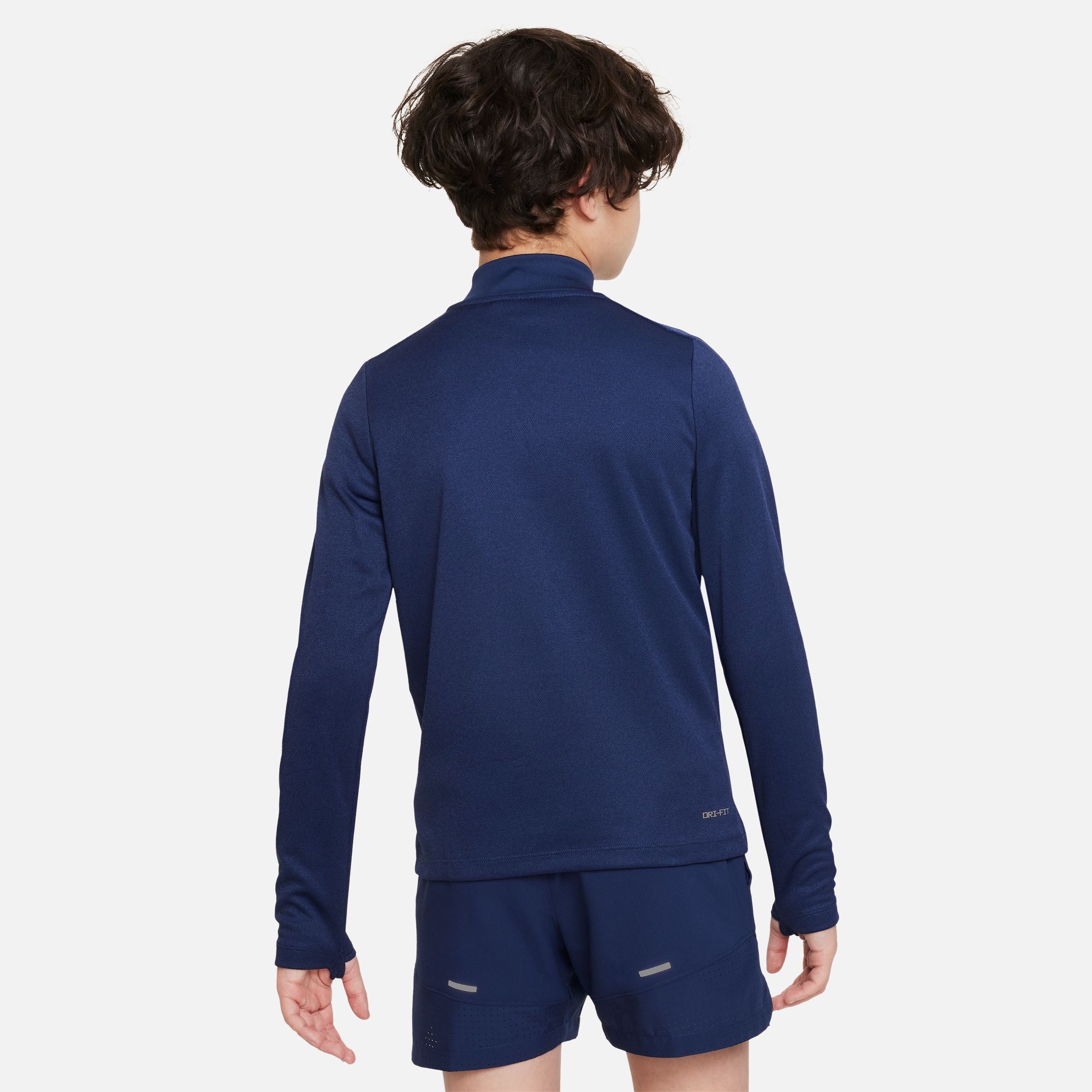 Dri-FIT Multi Tech 1/2-Zip Training Top Junior 410/Midnight Navy