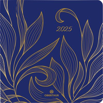Agenda Astoria - 1 semaine sur 2 pages - 16,5 x 16,5 cm - bleu - Oberthur
