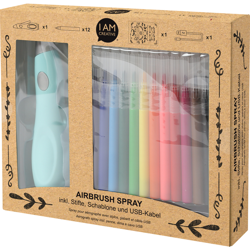 I AM CREATIVE Air Brush Set, 15-teilig