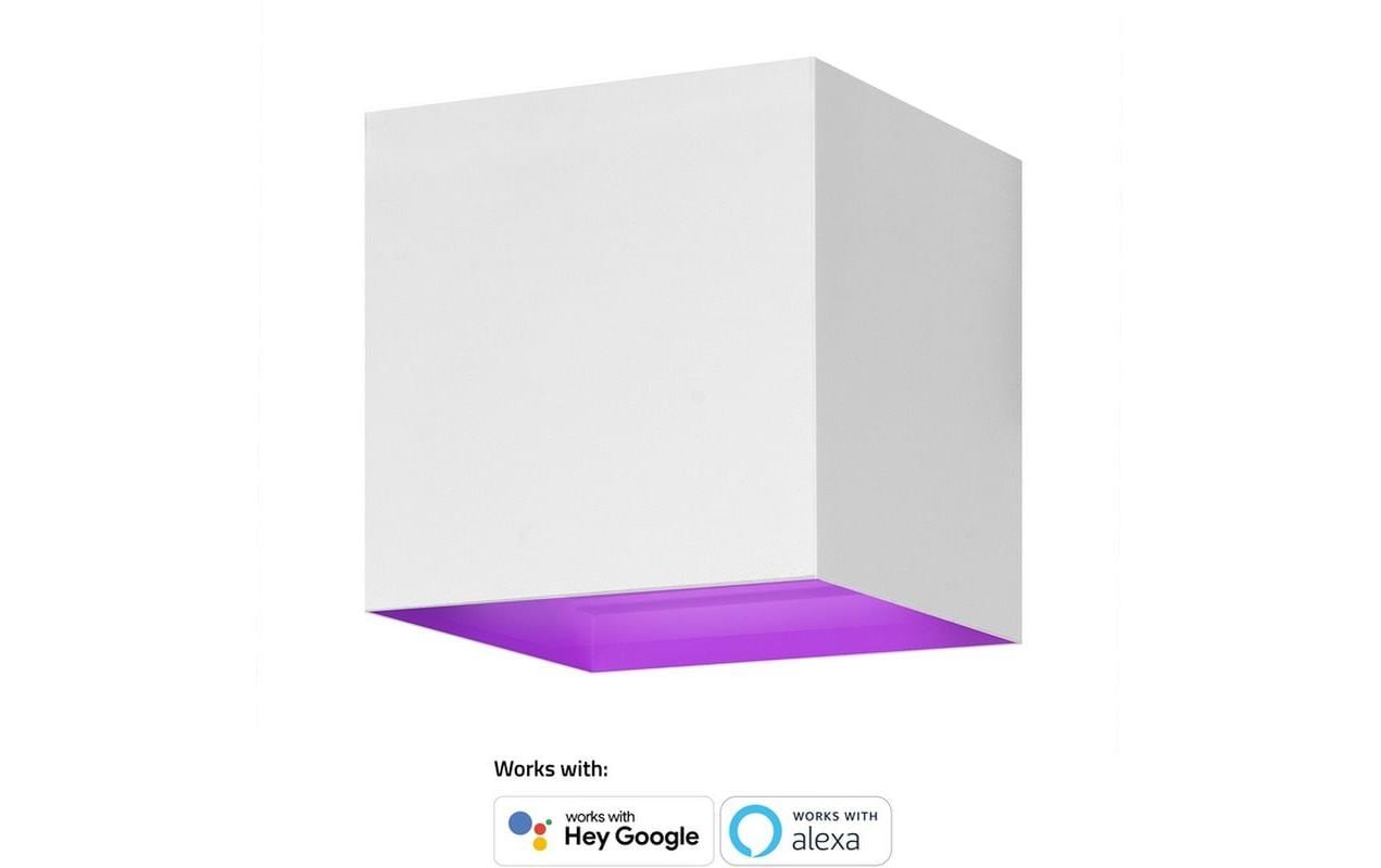 Gartenleuchte Smart Wall Light 2 x 3W, RGB+CCT, WeissGartenlampe mit Bluetooth-Technologie