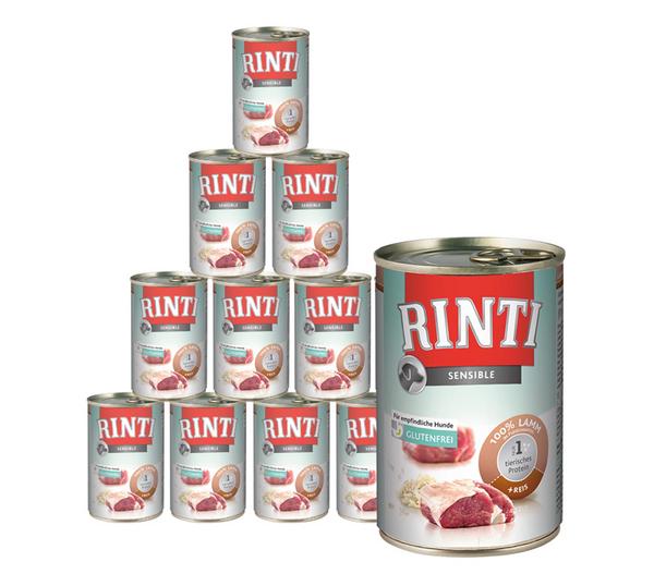 Rinti Sensible Nassfutter für Hunde, 12 x 400