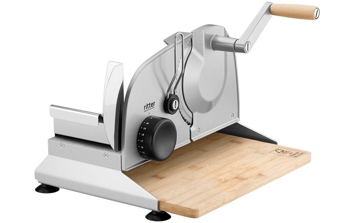 Schneidemaschine piatto 5 Duo Plus Silber<br>Manueller Allesschneider