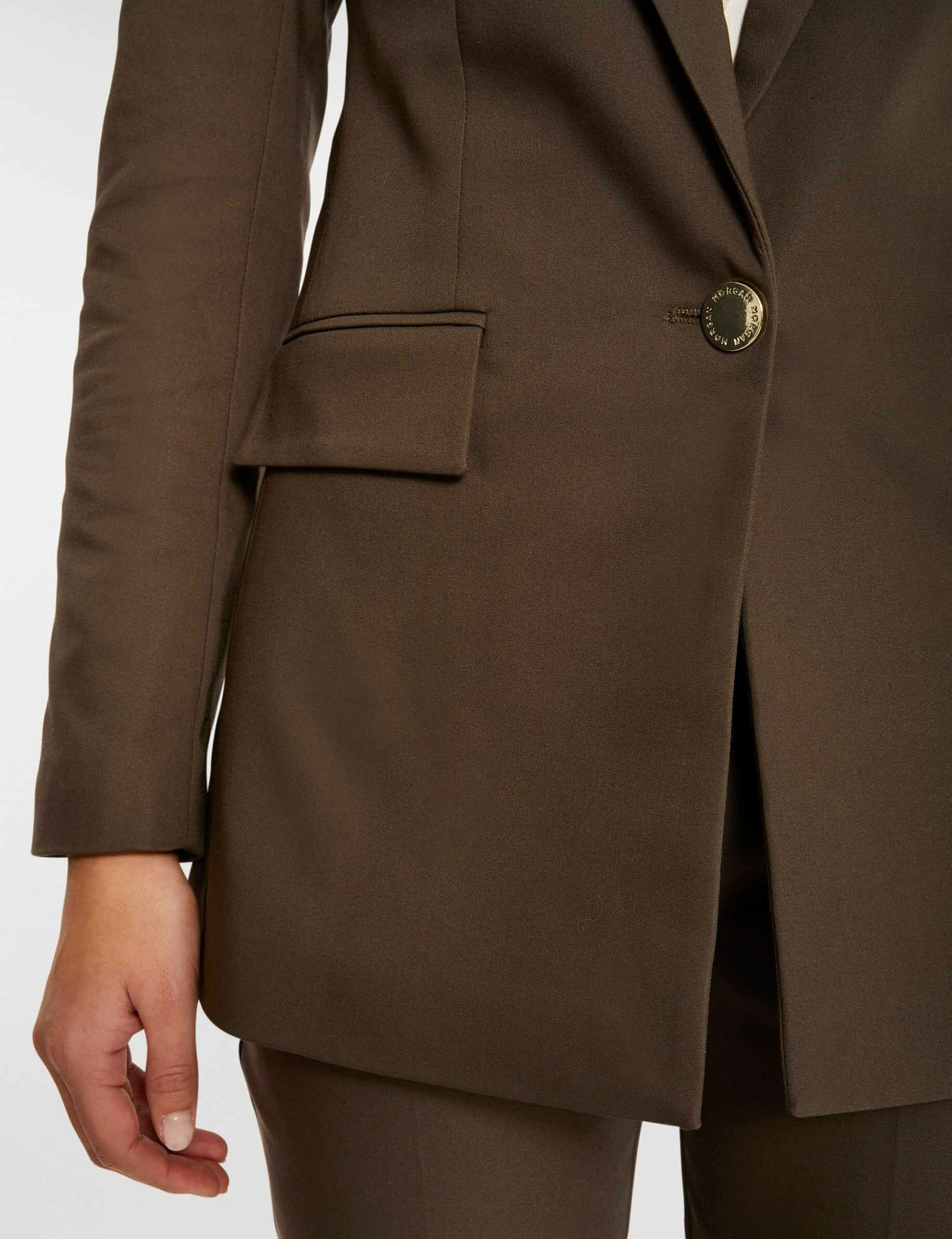 Veste city droite vert kaki femme - vert_kaki