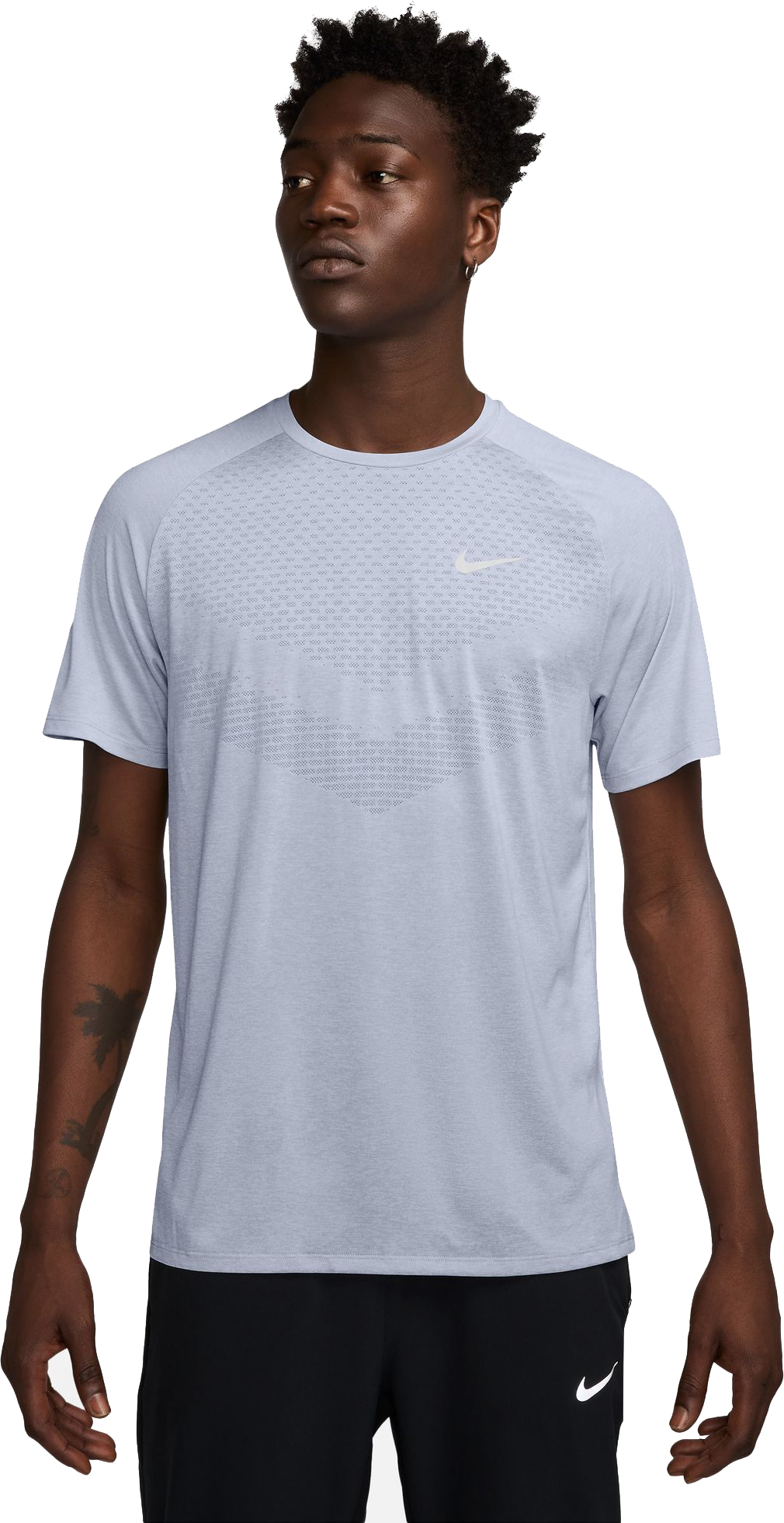 Dri-FIT ADV Stride Top Herre 057/Ghost/Heather/Reflective Silver