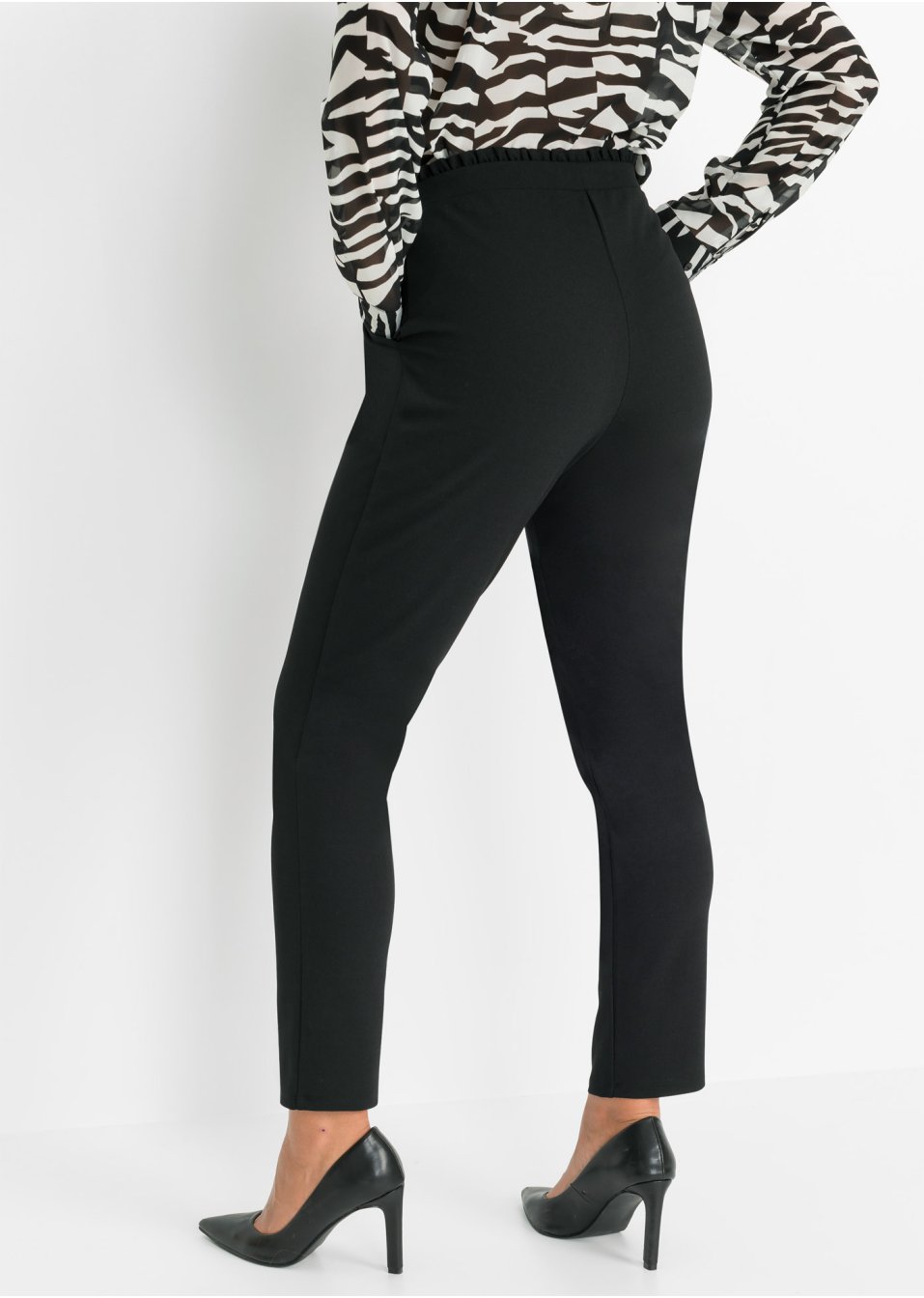 Pantalon en jersey à taille extensible