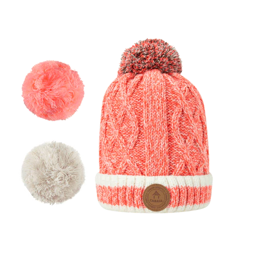 Bonnet Jus de Pomme Coral - Polaire coral