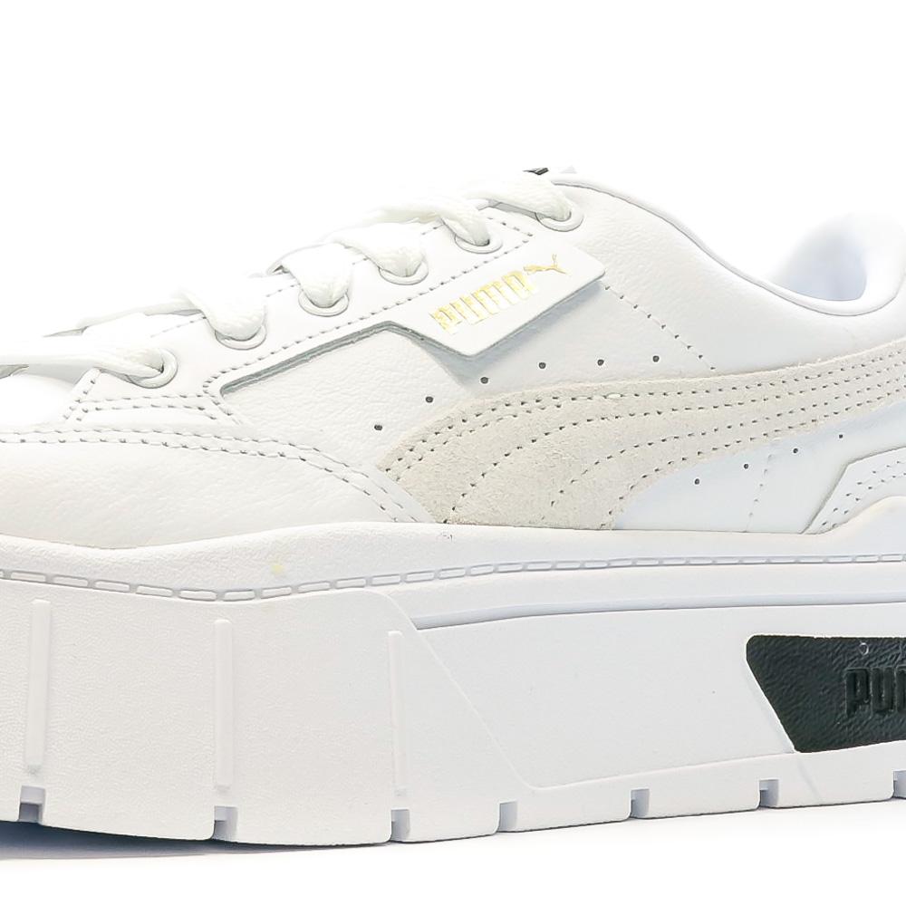 Puma Baskets Blanche/Beige/Noir Femme Puma Mayze Stack 384363