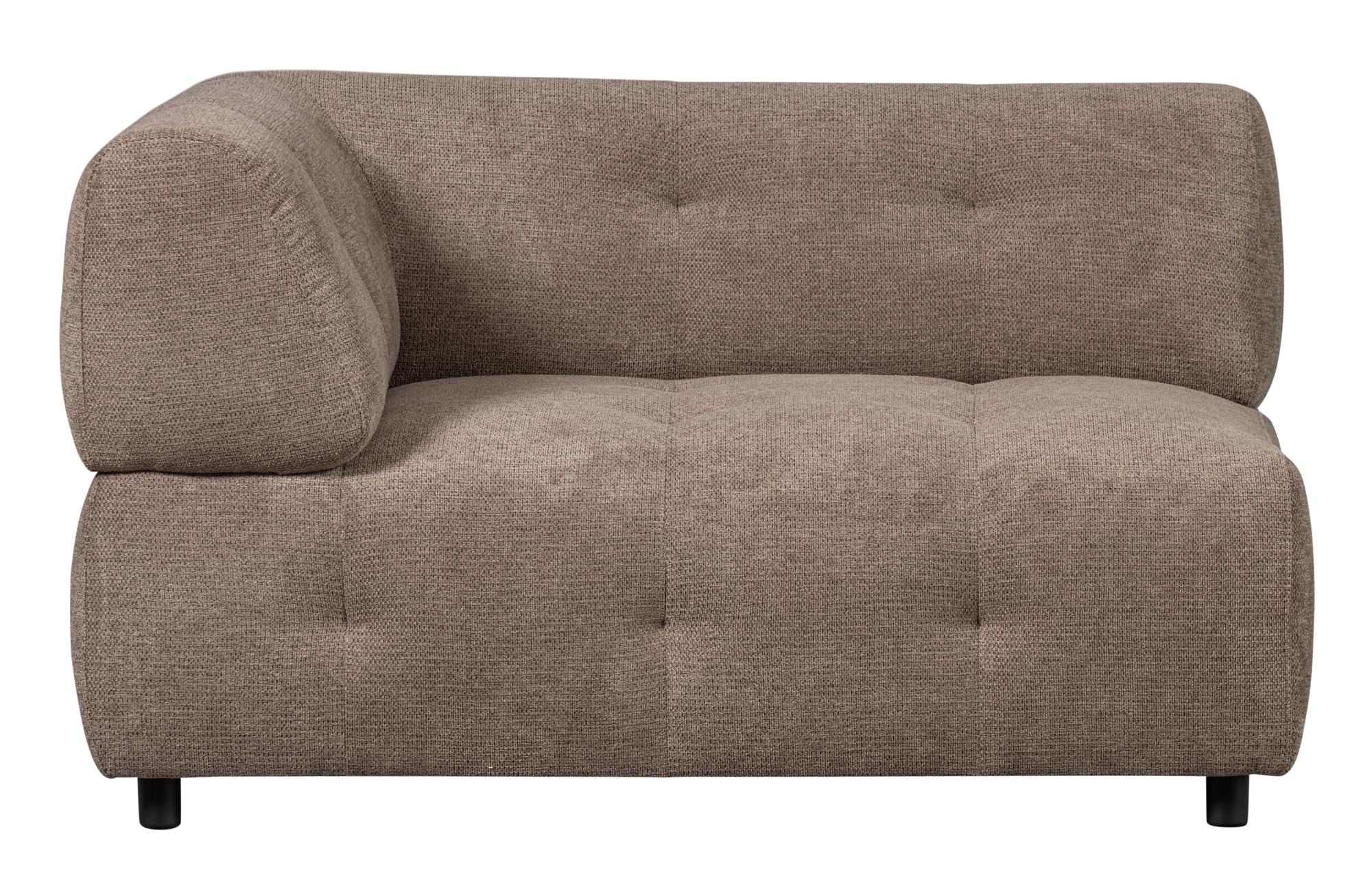 1,5-zits Louis chenille met arm links Louis 1,5-zits met arm links Chenille - Coffee