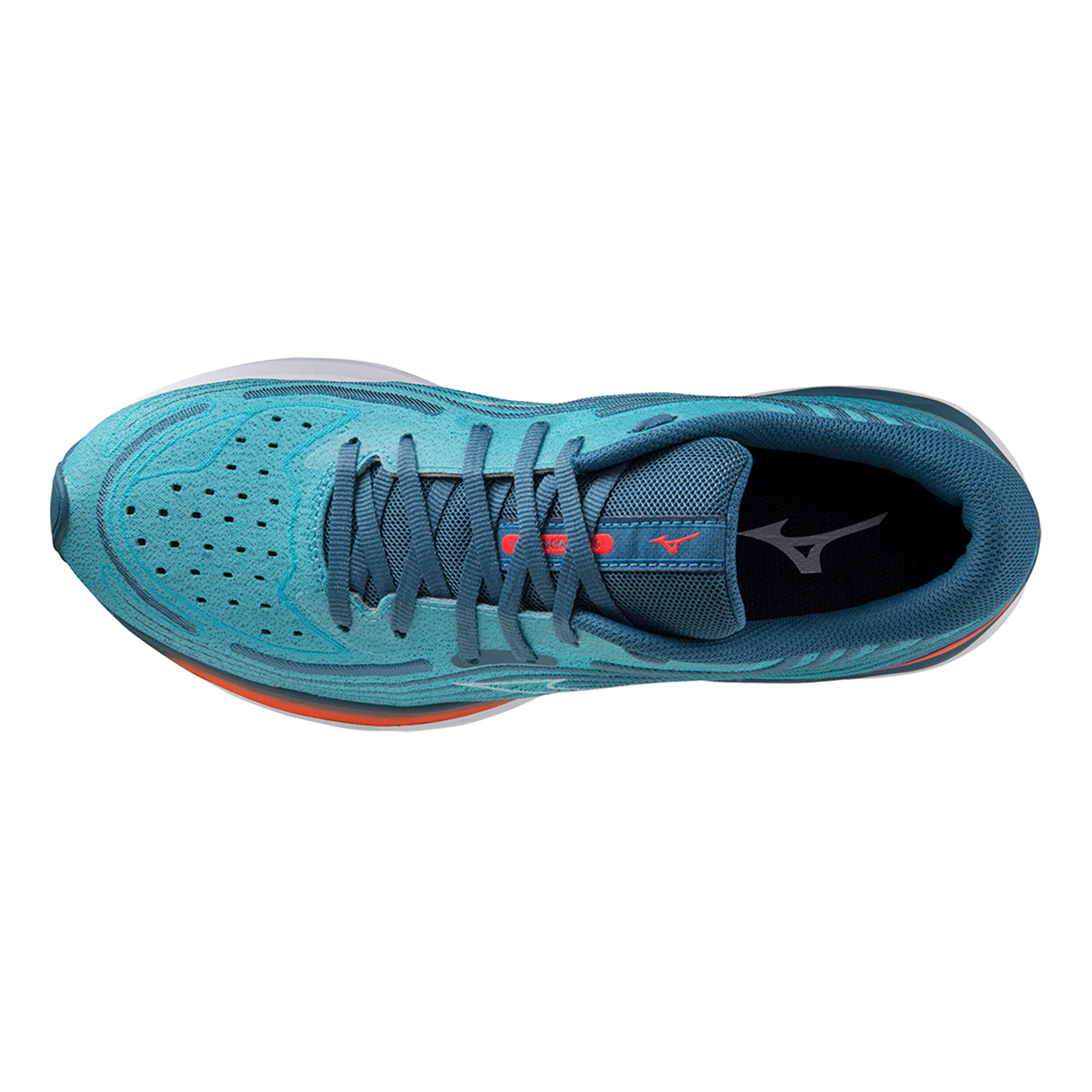 Mizuno Wave Skyrise 4 Chaussure De Running Sans Stabilisateurs Hommes - Bleu , Orange