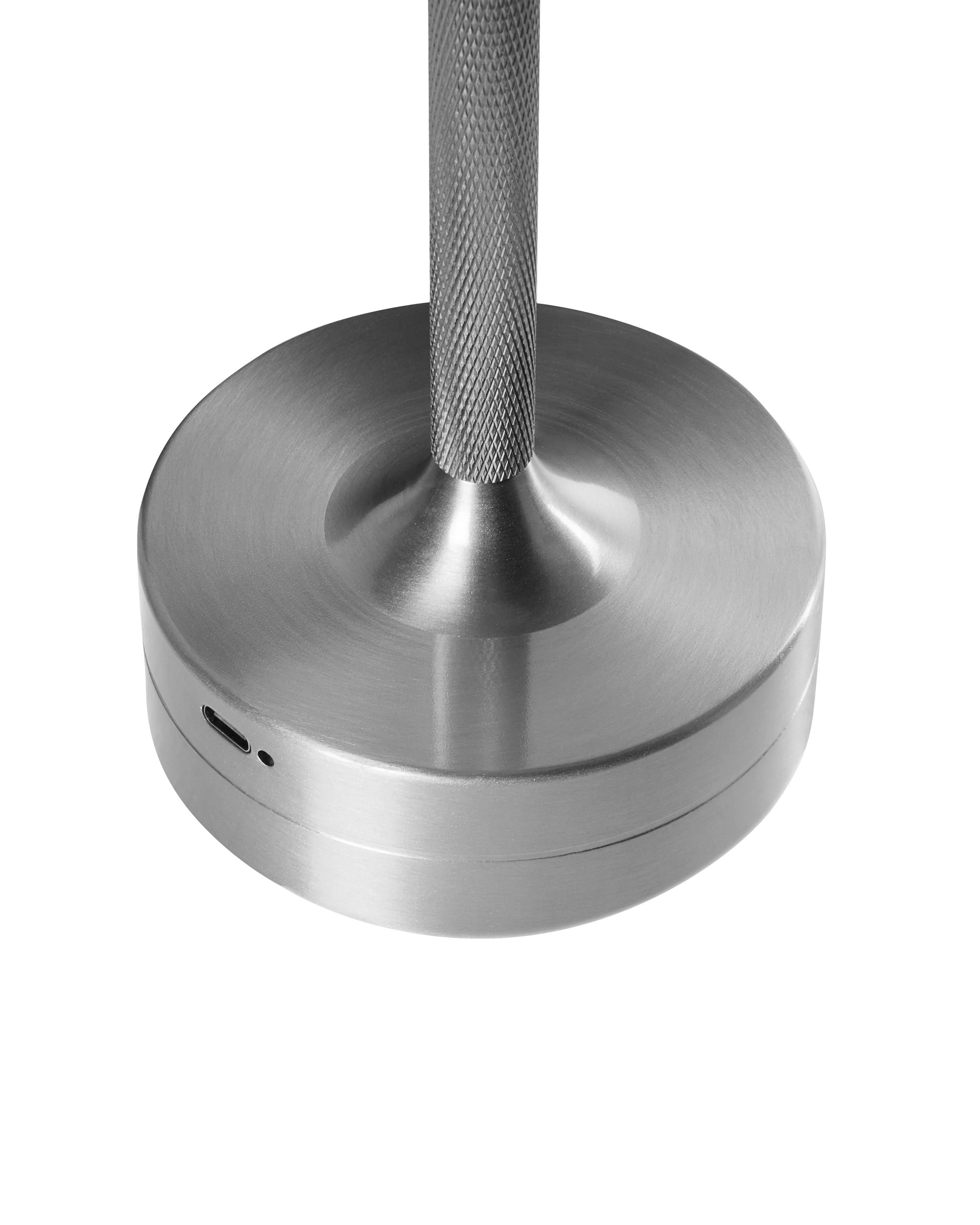 LED draadloze tafellamp MAGO met dimmer Metaal Zilver