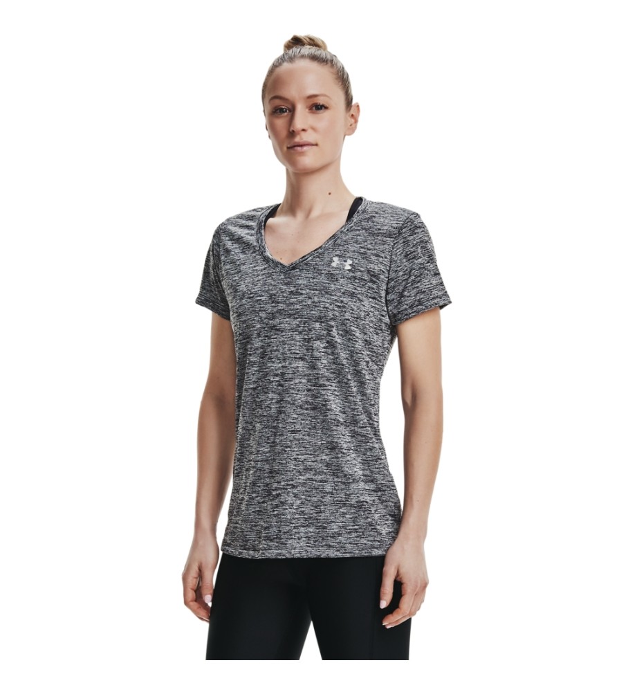 Camiseta Under Armour UA Tech com decote em V - Preta