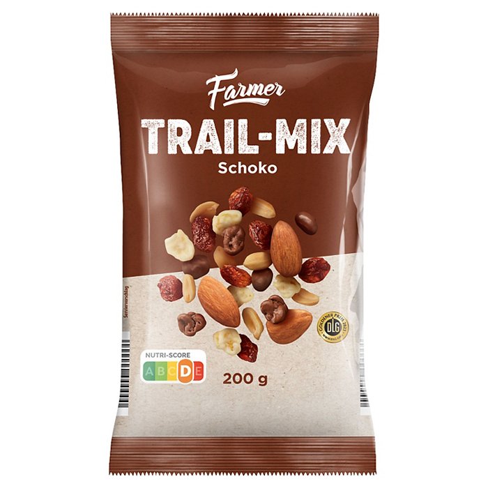 FARMER Nuss-Frucht-Mix 200 g, Schokolade