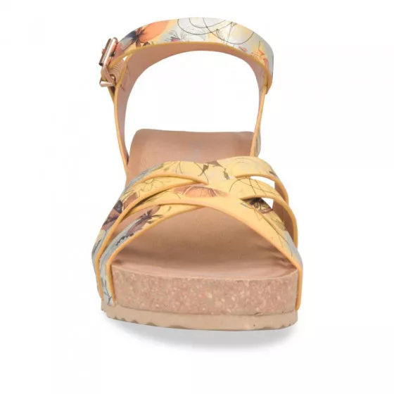 Sandales JAUNE LADY GLAM