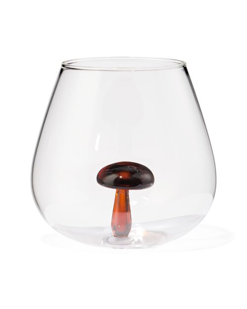 verre avec champignon