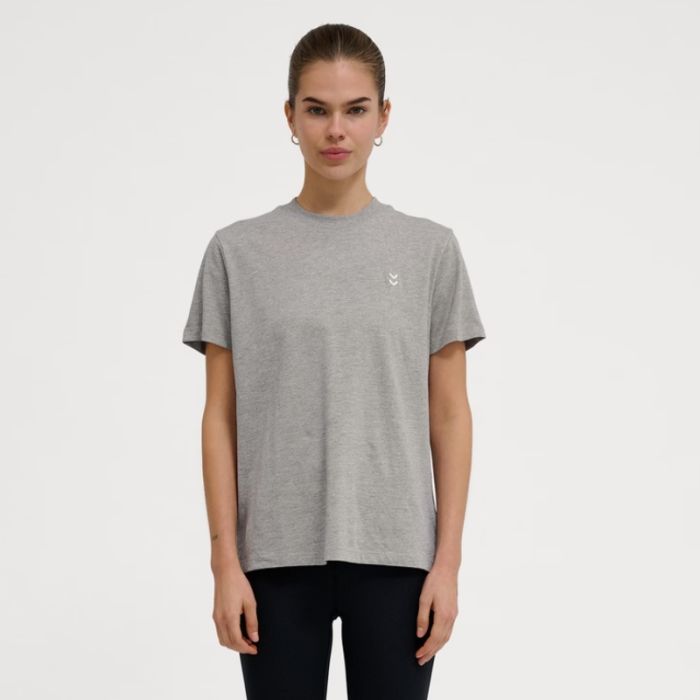 Hummel Dame T-shirts Pulse SS Tee Grå