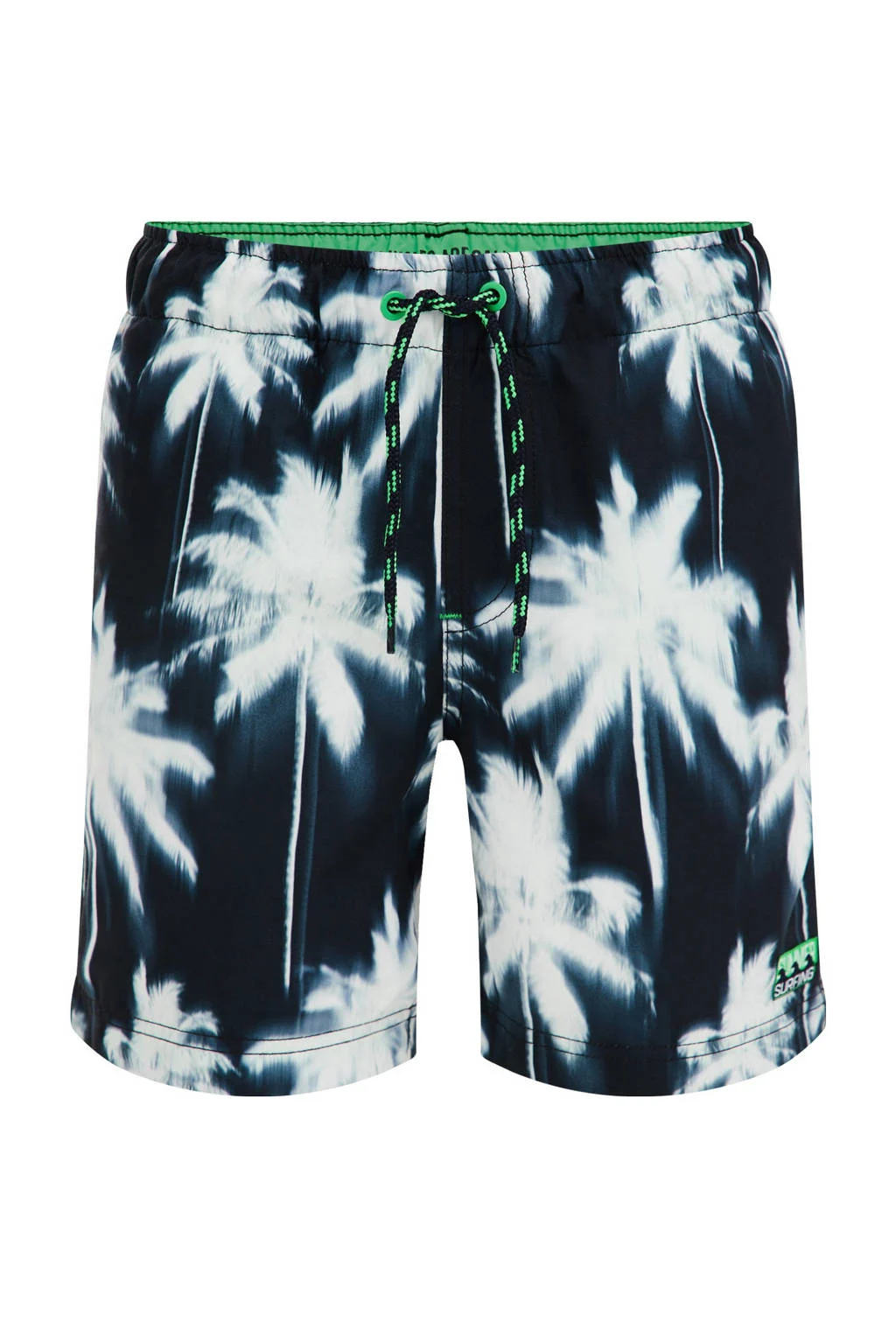 zwemshort zwart/wit