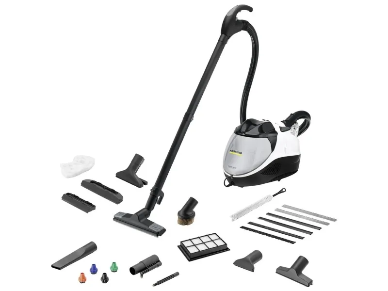 Kärcher SV 7, Cylinderdamp rengøringsmiddel, 0,5 L, Sort, Grå, Hvid, Knapper, Fastgjort, 50 cm