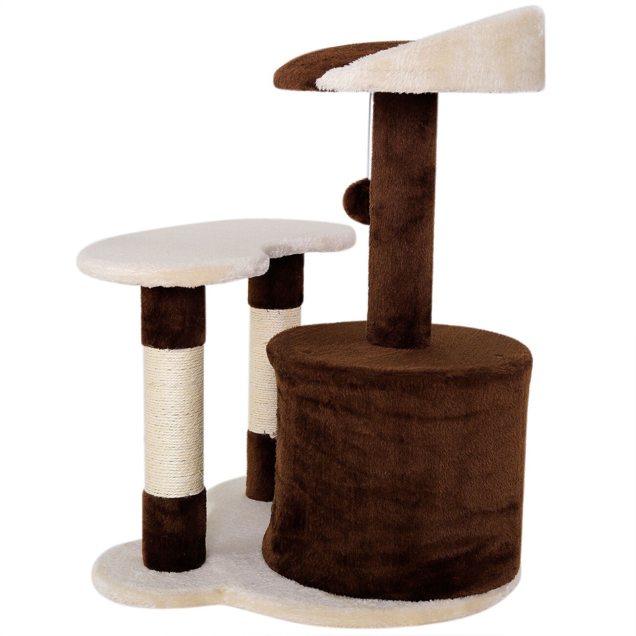 Lionto Kratzbaum Höhe 65 cm braun/ beige