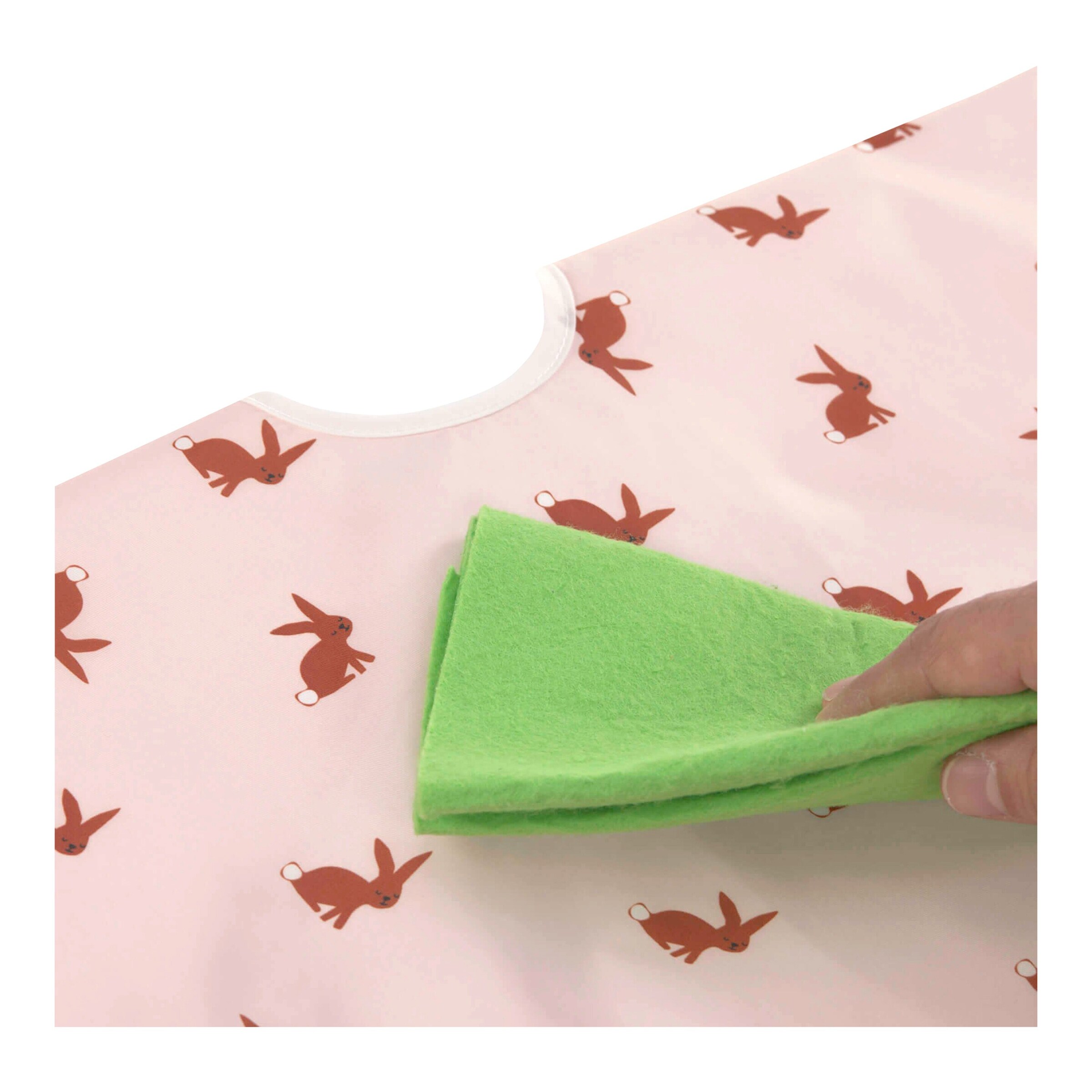 Lässig 2er-Pack Ärmellätzchen mit Auffangschale rosa