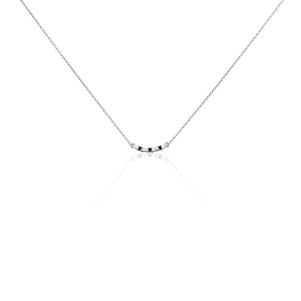 Collier Adriana Argent Blanc Oxyde De Zirconium