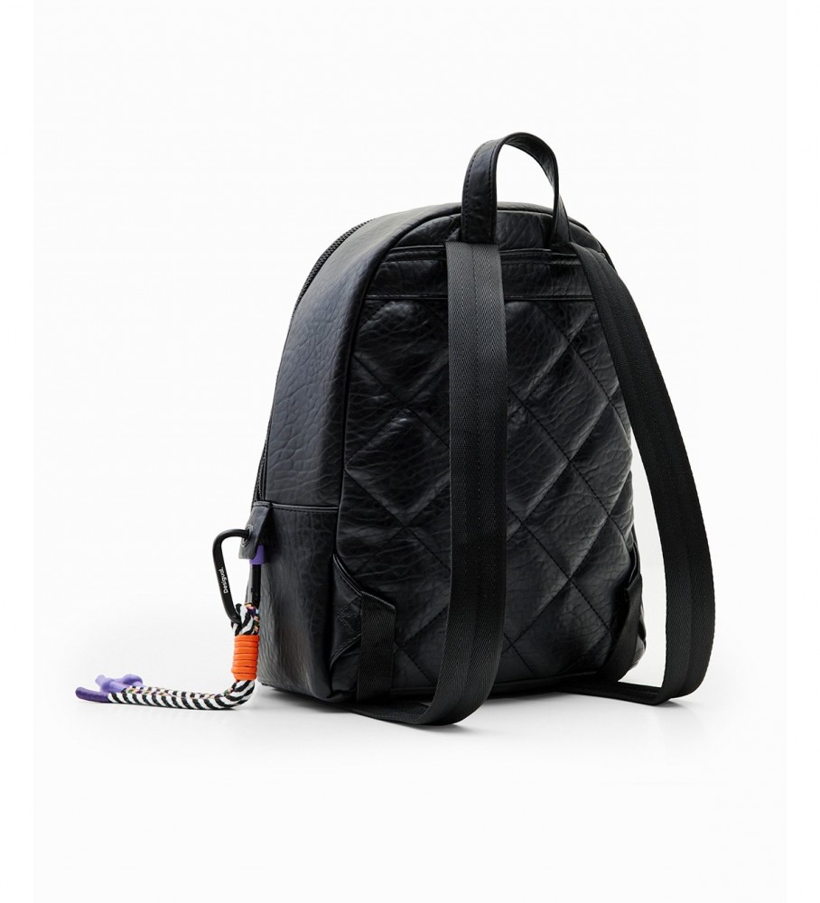 Mochila pequena Desigual Alpha Mombasa, preta