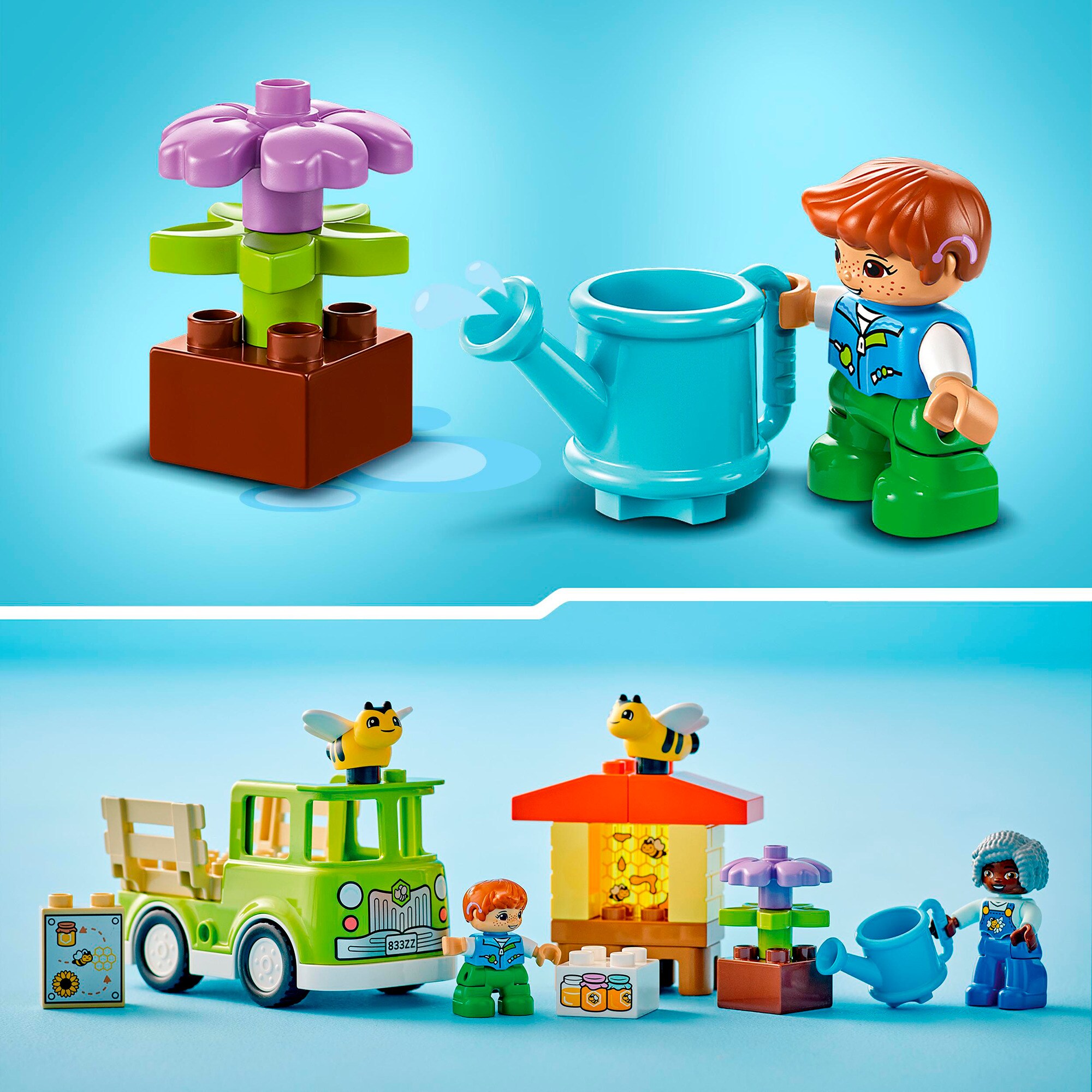 LEGO Konstruktionsspielzeug DUPLO Imkerei und Bienenstöcke