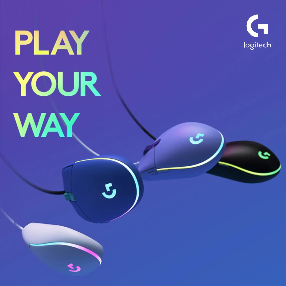 Logitech G203 - Noir