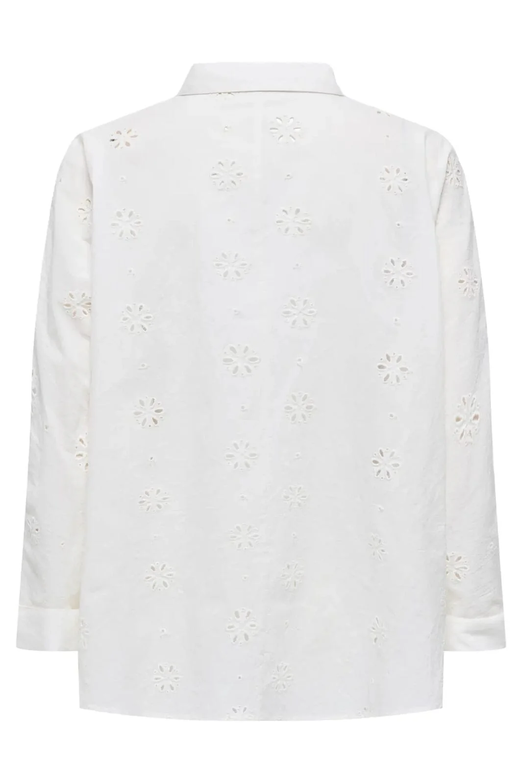 Only Onlnew Lina Grace Ls Brod Angl Shirt